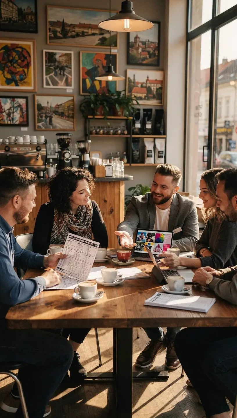 City event media hub showcasing scheduled cultural gatherings